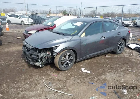 2021 Nissan Sentra Sv Xtronic Cvt z USA, uszkodzony, nr VIN 3N1AB8CV3MY215164